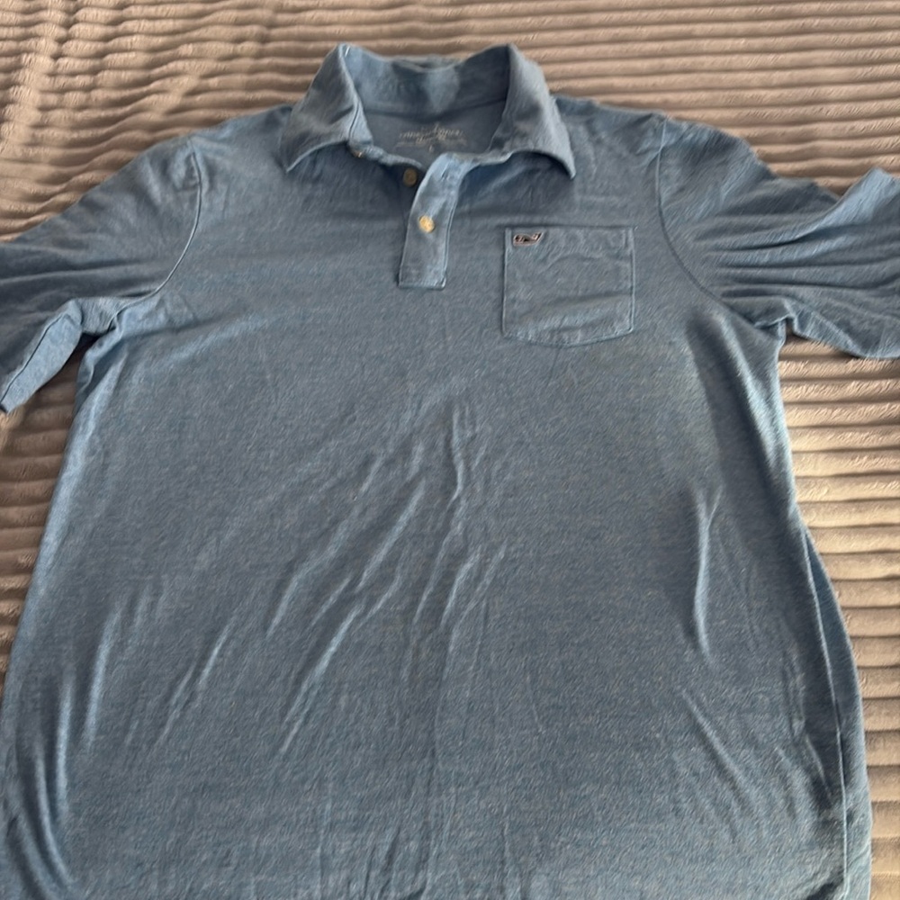 Boys vineyard vines large golf shirt